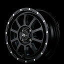 4本セット MID NITRO POWER M10 パーシングKC 15インチ 5J 4H100 +45 SB セミグロスブラック/マシニング