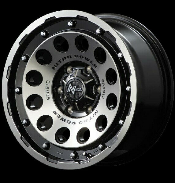 4ܥå MID NITRO POWER H12 SHOTGUN 15 6.0J 6H139 +33 BC ֥åꥢ/ޥ˥...