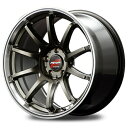 MID RMP Racing R10 18インチ 7.5J 5H100 +50 RTSP レーシングラフィティチタンシルバー/リムポリッシュ