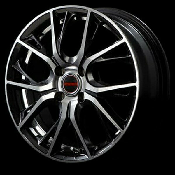 MID VERTEC ONE GLAIVE 16インチ 6J 4H100 +43 DBP ダイヤモンドブラックポリッシュ/UCDC