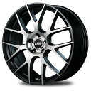 MID RMP 027F 17インチ 7J 5H114.3 +48 セミグロスガンメタ/ポリッシュ