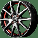 【MT限定最大6000PT】MID SCHNEIDER RX02 14インチ 4.5J 4H100 +45 BP/RED
