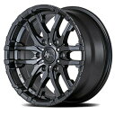 4本セット MID NITRO POWER M26 CROSSFANG 15インチ 6J 6H139 +33 バレルブラック/ドリルド