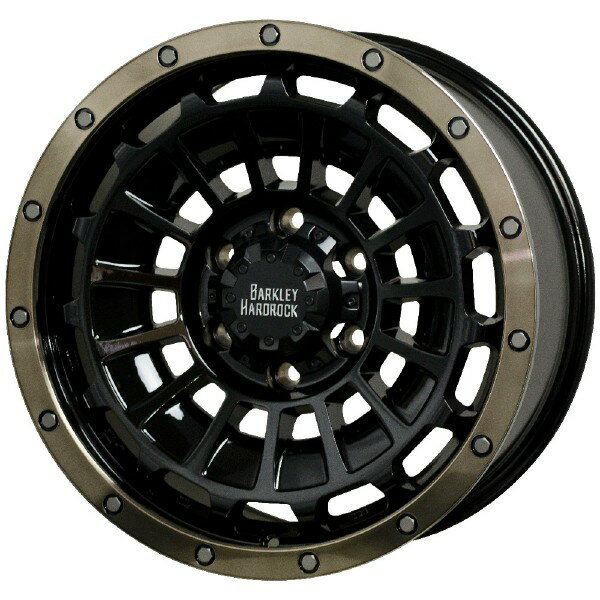 Rakuten - HOT STUFF BARKLEY HARDROCK ROGAN 16インチ 6.5J 6H139.7 -5 ブラック＆リムポリッシュ+ブロンズクリア