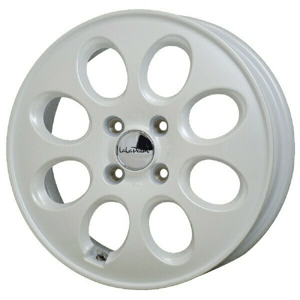 HOT STUFF LaLa Palm Oval 14インチ 5J 4H100 +35 パールホワイト