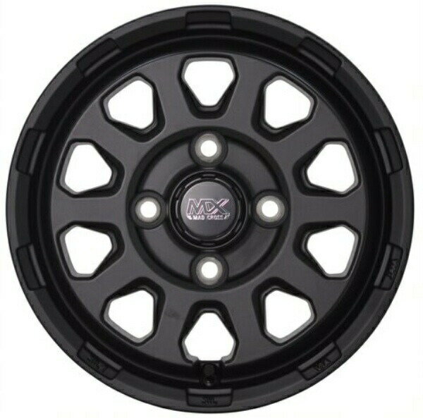 HOT STUFF MAD CROSS RANGER 14インチ 5J 4H100 +35 マットブラック