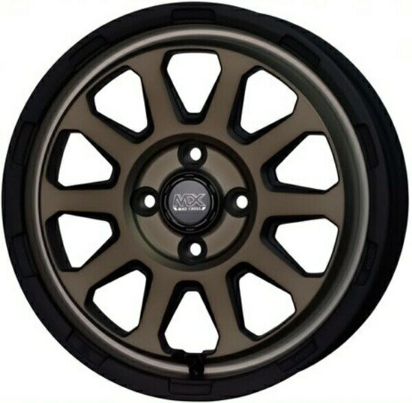 HOT STUFF MAD CROSS RANGER 14インチ 5J 4H100 +35 マットブロンズ