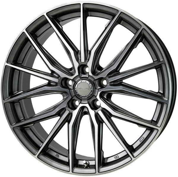 HOT STUFF Precious AST M4 19インチ 8J 5H114.3 +35 ガンメタポリッシュ