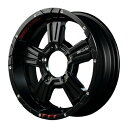 MID NITRO POWER CROSSCLAW-GE 16インチ 5.5J 5H139 +20 セミグロスブラック+ピアスドリルド/グラフィティ