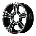 MID NITRO POWER CROSSCLAW-GE 16インチ 5.5J 5H139 +20 ブラックメタリック+ミラーカット/グラフィティ