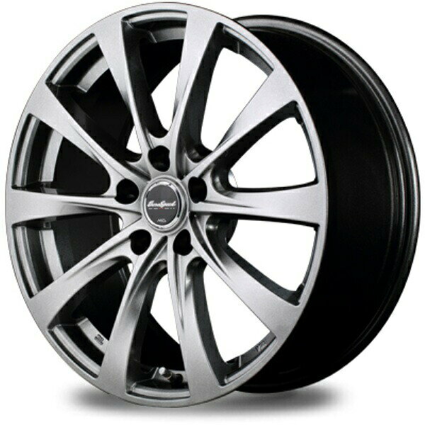 【12/4 20時〜エントリーでポイント5倍】MID EUROSPEED F10 15インチ 6J 5H100 +45 メタリックグレー