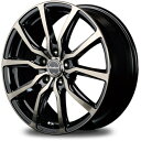 【MT限定最大6000PT】MID EUROSPEED D.C.52 15インチ 4.5J 5H100 +45 B1K ブラックポリッシュ+アーミーブラッククリア