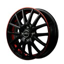 MID SCHNEIDER RX27 15インチ 5.5J 4H100 +43 BK/リム&UCPO+RED