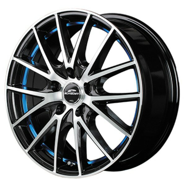 MID SCHNEIDER RX27 15インチ 6J 5H100 +45 B/BMP(BMP+UC BLUE)