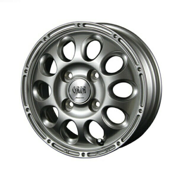 MID GAIA GAIABRIG 12インチ 3.5J 4H100 +45 シルバー