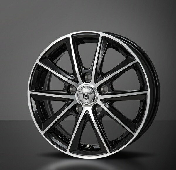 MONZAJAPAN JP STYLE MJ01 15インチ 5.5J 4H100 +43 ブラックメタリック/ポリッシュ