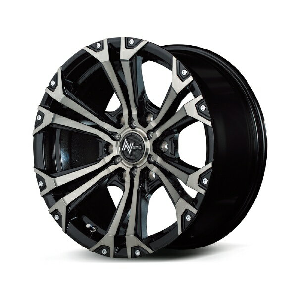 Rakuten - マルカ NITRO POWER NITRO POWER JAVELIN 18インチ 8J 6H139.7 +20 M1B BKメタリックポリッシュ+BKクリア+ピアスミルド
