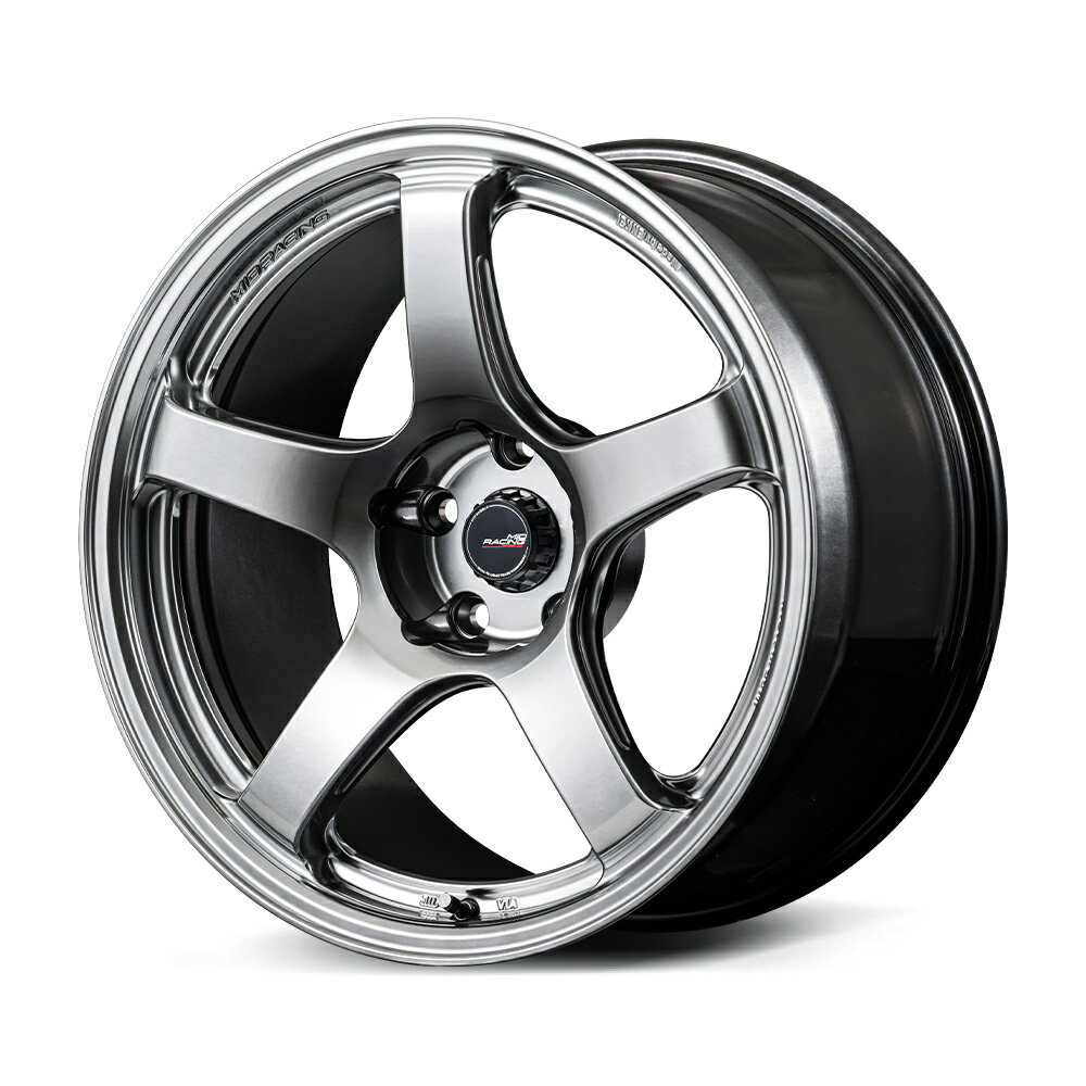Rakuten - MID RACING R50 EVO 18インチ 8.5J 5H114.3+38HYPER SILVER