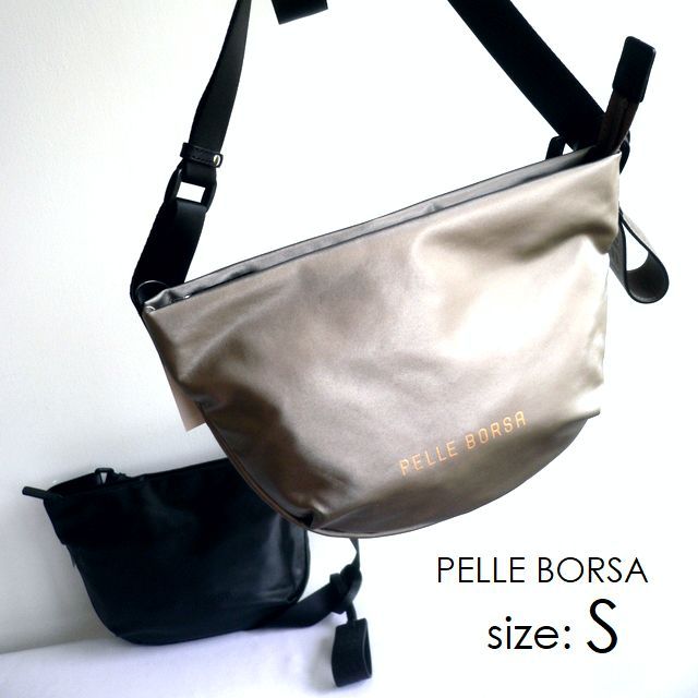 樂天商城 - 10％offクーポン PELLE BORSA ペレボルサ バッグ コンパクト ラウンド ショルダーバッグ Cheers チアーズ 4686 トープ/ブラック