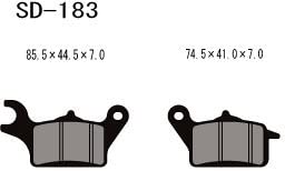ベスラ(Vesrah) HighPerformance ブレーキパッド SD-183/2 【送料無料】