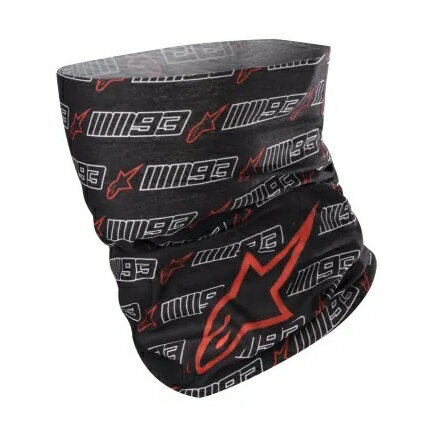 【在庫あり 即納】アルパインスターズ MM93 ネックチューブ 123 BLACK WHITE RED フリーサイズ 防風/防塵 【mm93 マルク マルケス あす楽対応 送料無料】