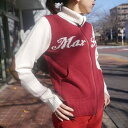 MAXFRITZ マックスフリッツ MFN-2271 メンズ クラブマン ジップアップセーター RED Lサイズ