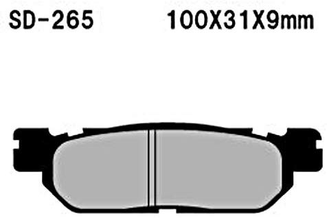 ベスラ(Vesrah) HighPerformance ブレーキパッド SD-265 送料無料