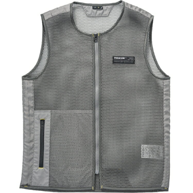 【在庫あり 即納】RSタイチ RSU501 リキッドウインド エアフローベスト グレー LIQUIDWIND AIR FLOW VEST 3Dメッシュベスト 【あす楽対応 送料無料】