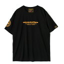 【在庫あり 即納】バンソン VANSON ドライ メッシュTシャツ VS23804S ブラック/イエロー 吸汗/速乾 DRY MESH T-SHIRTS 【あす楽対応 送料無料】