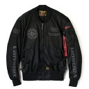 y݌ɂ [z o\ VANSON bV MA-1 WPbg TVS2301S ubN/K^bN MESH JACKET ytăf yΉ z