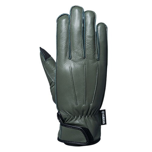 【在庫あり 即納】ヤマハ YAG66 ウォッシャブルレザーウインターグローブ カーキ　洗える 本革