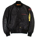 y݌ɂ ؂zo\ VS23108W VANSON MA-1 ubN/ubN MA-1 JACKET y2023-24H~f yΉ z