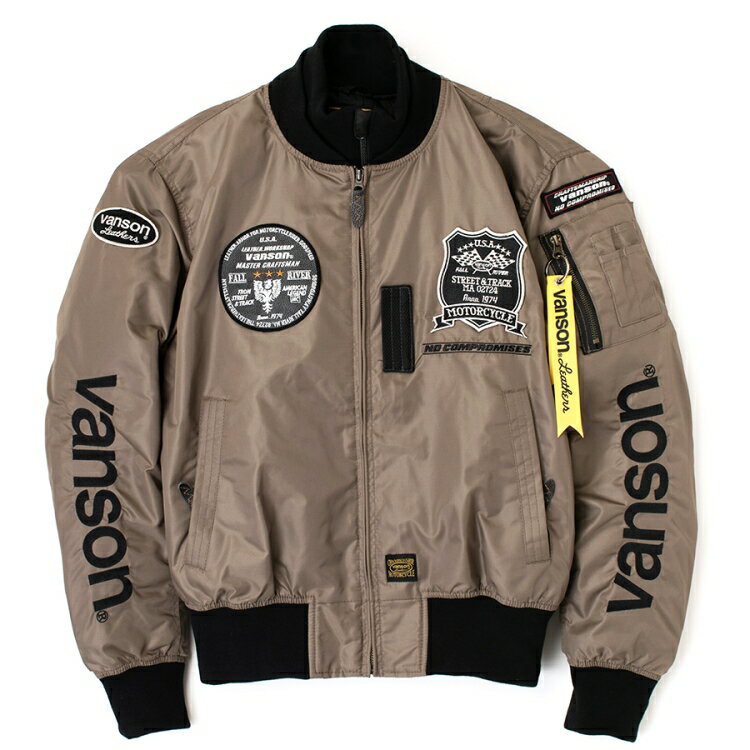 vanson MA-1 フライトジャケット M ベージュ 楽天市場】バンソン ma1の通販