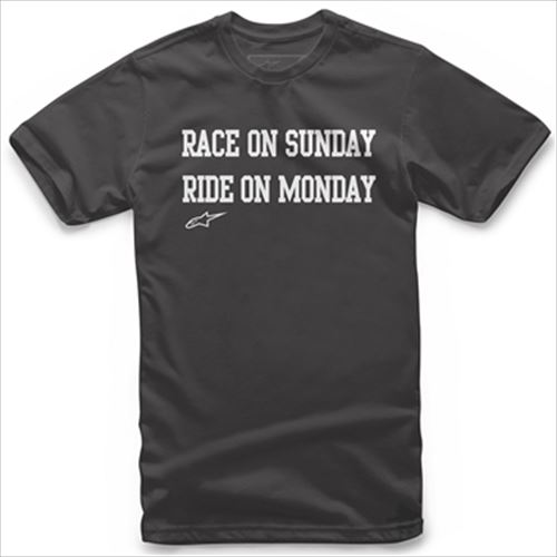 alpinestars アルパインスターズ MONDAY TEE Tシャツ ブラック Lサイズ 【あす楽対応 送料無料】