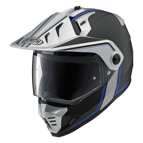 ヤマハ YX-6 ZENITH Graphic 5Way オフロードヘルメット GF-02 ブルー ワイズギア
