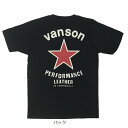 VANSON RED STAR S/S TEE 半袖Tシャツ 884V085