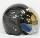 バブルシールド(クリア/ピンクゴールドミラー)付 72JAM GHOST FLAME(シルバー) JETヘルメット JG-14 フリーサイズ(57〜60cm未満)(2)