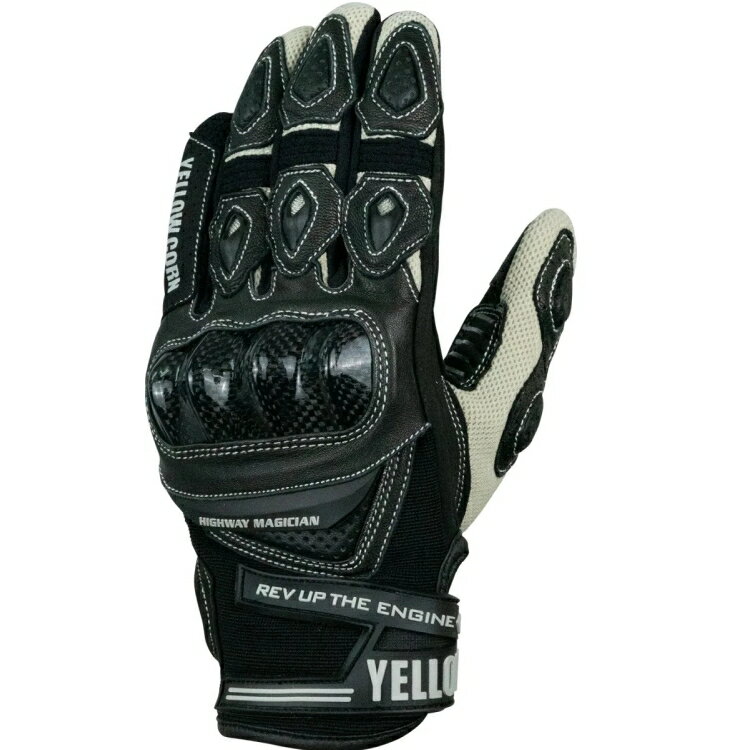 【在庫あり 即納】YELLOW CORN イエローコーン YG-351 メッシュグローブ BLACK 正規品