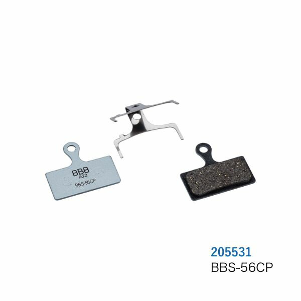 BBB ディスクストップ クールフィン （交換用）　クールフィン　単体　 商品コード：205531 適合：Shimano＜XTR M9020 / M9000 / M987 / M985 / XT M8100 / M8000 / M785 / SLX M7100 / M7000 / M675 / M666 / Deore M6000 / M615 / R785 / RS785 / Alfine S700＞ ●独自設計の冷却フィンで熱ダレを防ぎ、長時間のブレーキ操作でも安定した制動力を維持 ●パッドとフィンを分離した構造により、摩耗時はパッドのみを交換可能 ●有機素材コンパウンド採用で、静粛性と高い制動性能を実現 ●ならし加工済みで箱出しすぐに使用可能 ●ロングダウンヒルから短時間の強力ブレーキングまで対応する汎用性の高い設計 参考重量：29g（フィン付き） 素材：＜パッド＞ 有機コンパウンド / ＜ベース＞ アルミニウム（冷却フィン） 付属品：パッドスプリング 入数：1組 ●ピンは付属しません。 ご注文のタイミング次第では、在庫終了となる場合がございます。