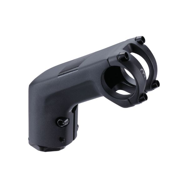 BBB トップライズ Di2 +30°角度と40 mmライズでアップライトなライディングポジションを実現するステム ●＋30°角度と40 mmライズ設計による上体を起こしたライディングポジション ●スター・ナット不要の独自クランプ取り付けシステムによる簡易装着 ●モダンな一体鍛造構造で高い剛性と耐久性を確保 ●Di2ケーブル対応設計で電動シフ ト使用可能 ●MTB / ロード対応の他、E-バイクにも対応するEN認証取得モデル 参考重量 : 240g / 265g / 290g 素材 : 6061 T6 アルミニウム ハンドルバークランプ径 : 31.8 mm ステアチューブ径 : 28.6 mm（1 1/8inch） ステム角度 : +30° ライズ（スタックハイト） : 40 mm ミニマムインサート : 39mm