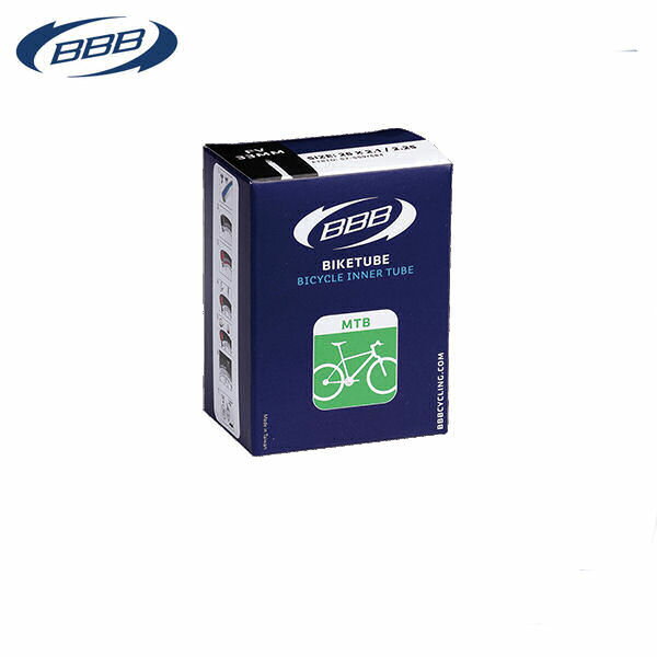 BBB BTI-68 MTB チューブ 仏式 (27.5x2.10-2.35 FV33mm) 自転車 インナー チューブ (762913) MTB TUBE