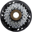 シマノ ターニー MF-TZ510-6A-CP ボスフリー スプロケット 14-28T プロテクター付 (X1939) SHIMANO Tourney MF TZ 510 6 A CP マルチプルホイール AMFTZ5106A428CP