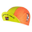 Nalini(ナリーニ)SUMMER CAP サマーキャップ (オレンジ/ライム 4500)