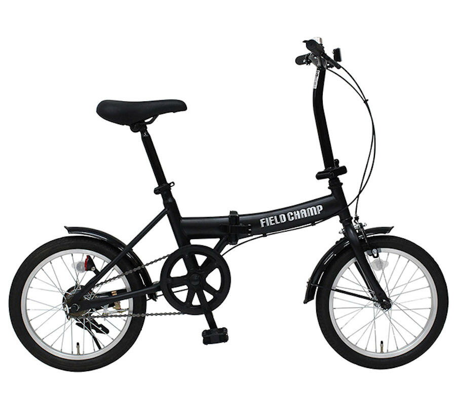 ミムゴ FIELD CHAMP MG-FCP16BK 16インチ 折畳み自転車BK（ブラック）折り畳み自転車