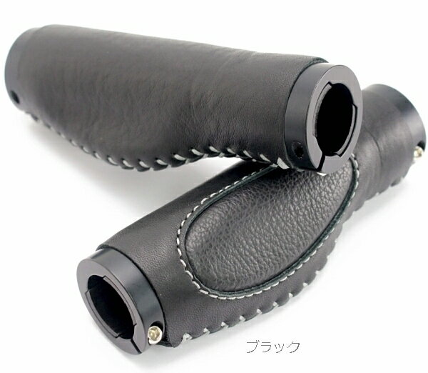 PROPALM(プロパーム) HY-468EP　カウスキンロックオングリップ　牛革仕様/ BK（ブラック） 3
