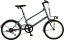 ミニベロ シオノ アルフラット 20 外装6段 オートライト (フラットLグレー) 20DKA-6-HD SHIONO AL FLAT 206 塩野自転車 小径自転車