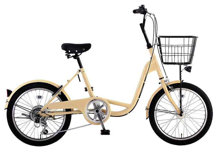 ADサイクル楽天市場店のサカモトテクノ 20インチ ビースティ 外装6段変速 オートライト (3color) SAKAMOTO TECHNO BEASTY S-tech 小径自転車 シティサイクル ミニベロ｜アングル3