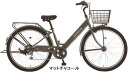 サカモトテクノ 27.5インチ アレスコ 外装6段変速 オートライト (3color) SAKAMOTO TECHNO ALESCO S-tech シティサイクル(4)