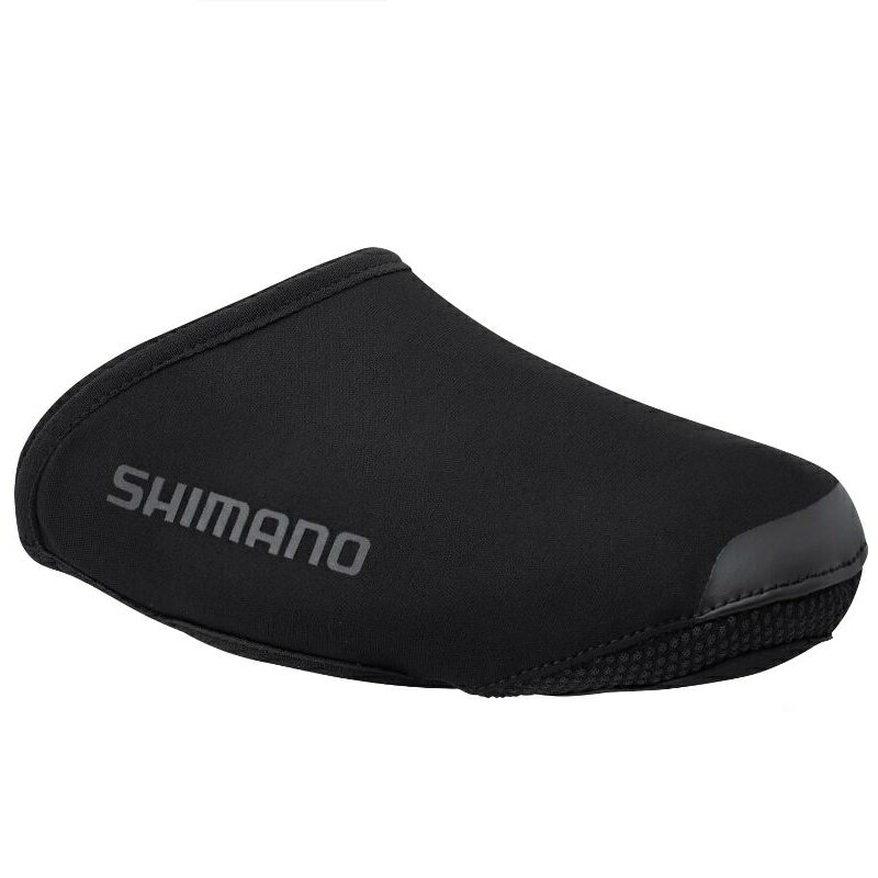 SHIMANO DUAL SOFT SHELL トゥカバー (ブラック) シマノ メンズ サイクル シューカバー Mens / Sサイズ