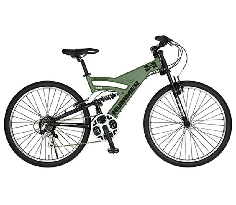 マウンテンバイク HUMMER DH2618-E (グリーン) ハマー DH 2618 E MOUNTAIN BIKE green 【組立調整済発送】